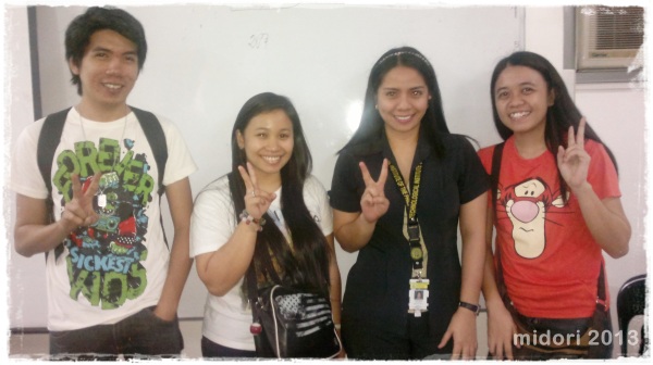 my group with our adviser :) Victory is the LORD's!